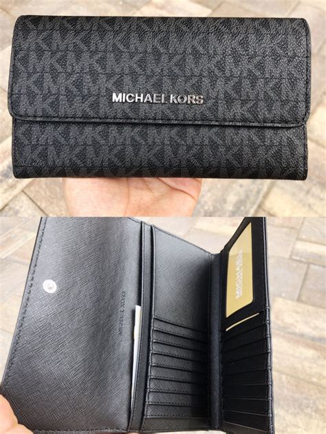 michael kors travel wallet canada|michael kors large trifold wallet.